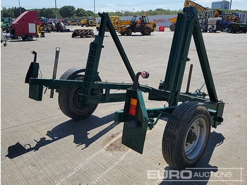 Prikolica za prevoz radnih mašina Single Axle Cable Drum Trailer: slika 5