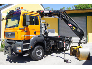 Istovarivač, Kamion sa dizalicom MAN TGA 18.360 BL 4x4/Euro4/TÜV/HIAB 111/MULTILIFT/Winterdienst: slika 2