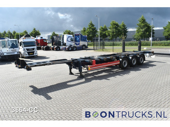 Poluprikolica za prevoz kontejnera/ Poluprikolica sa promenjivim sandukom Krone SD BOX LINER | 2x20-40-45ft HC * LIFT AXLE * BPW/DISC * EXTENDABLE REAR * 9x AVAILABLE: slika 5