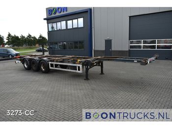 Poluprikolica za prevoz kontejnera/ Poluprikolica sa promenjivim sandukom Krone SDC 27 FIXED | 2x20-30-40ft HC * LIFT AXLE * NL TRAILER: slika 4