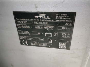 Električni viljuškar Still RX20-16P: slika 5