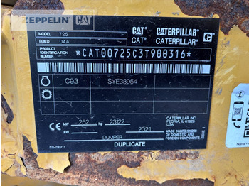 Zglobni kiper Cat 725-04A: slika 2