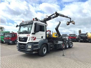 Kamion sa dizalicom MAN TG-S 35.480 8x4 BL Abrollkipper mit Kran Penz-15: slika 3