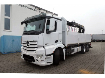 Kamion sa tovarnim sandukom, Kamion sa dizalicom Mercedes-Benz Antos 2543 L/6x2 Pritsche Heckkran: slika 2
