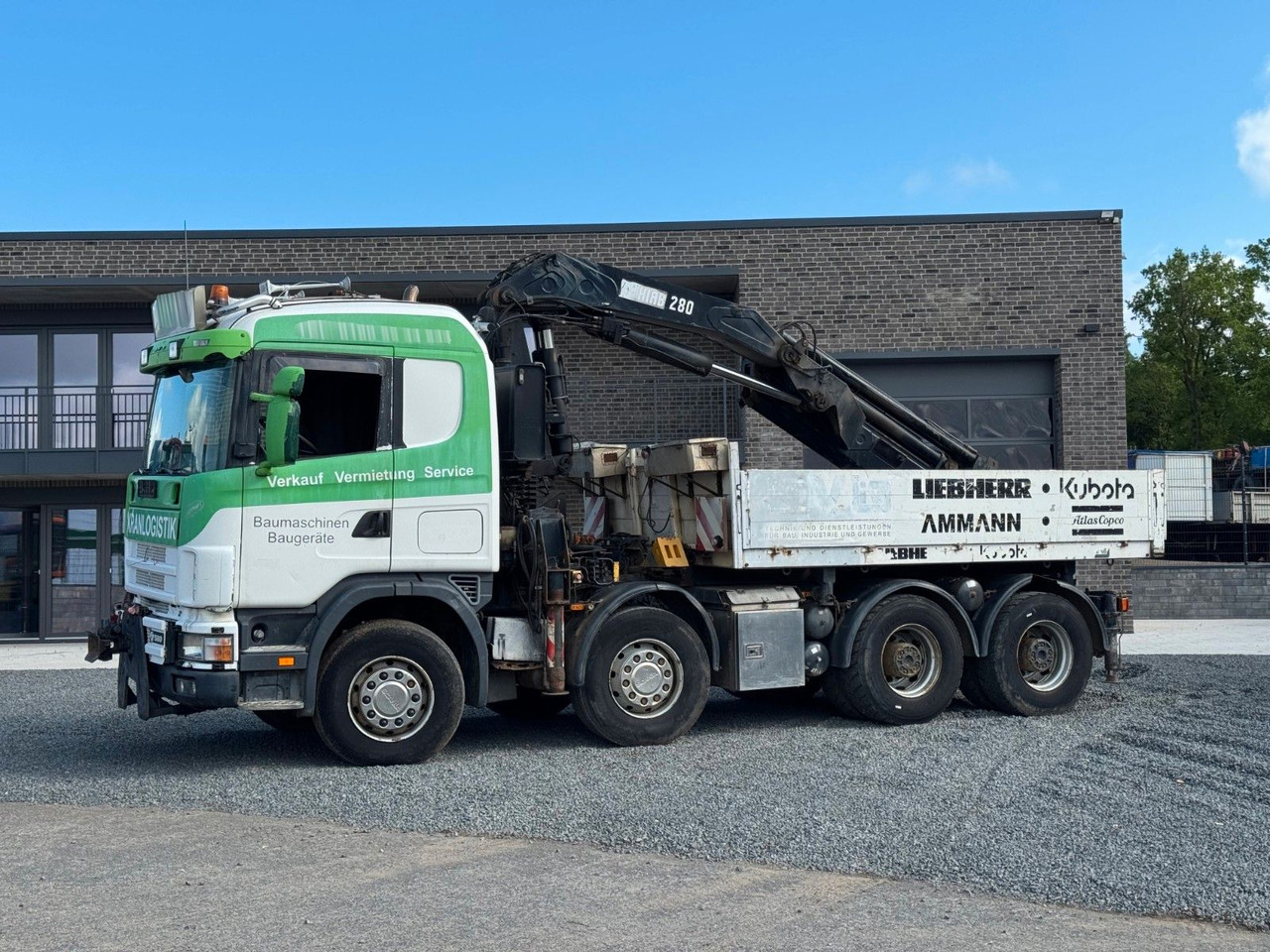 Scania 164G 580 V8 Kran Hiab 280 Retarder Sattelplatte Scania 164G 580 V8 Kran Hiab 280 Retarder Sattelplatte - Kamion sa tovarnim sandukom, Kamion sa dizalicom: slika 1 Scania 164G 580 V8 Kran Hiab 280 Retarder Sattelplatte Scania 164G 580 V8 Kran Hiab 280 Retarder Sattelplatte - Kamion sa tovarnim sandukom, Kamion sa dizalicom: slika 1