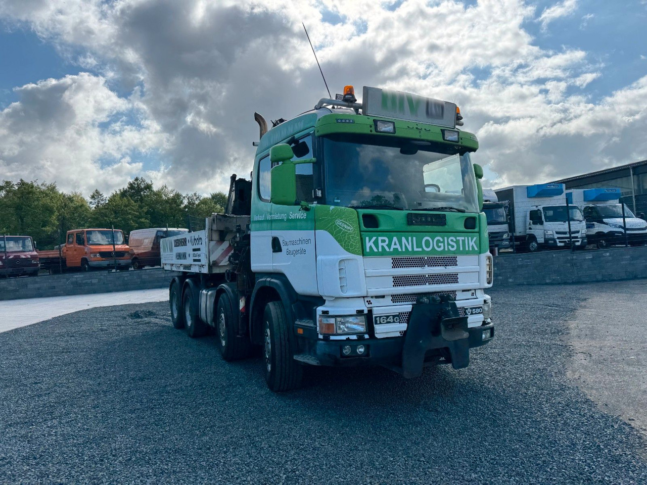 Scania 164G 580 V8 Kran Hiab 280 Retarder Sattelplatte Scania 164G 580 V8 Kran Hiab 280 Retarder Sattelplatte - Kamion sa tovarnim sandukom, Kamion sa dizalicom: slika 3 Scania 164G 580 V8 Kran Hiab 280 Retarder Sattelplatte Scania 164G 580 V8 Kran Hiab 280 Retarder Sattelplatte - Kamion sa tovarnim sandukom, Kamion sa dizalicom: slika 3