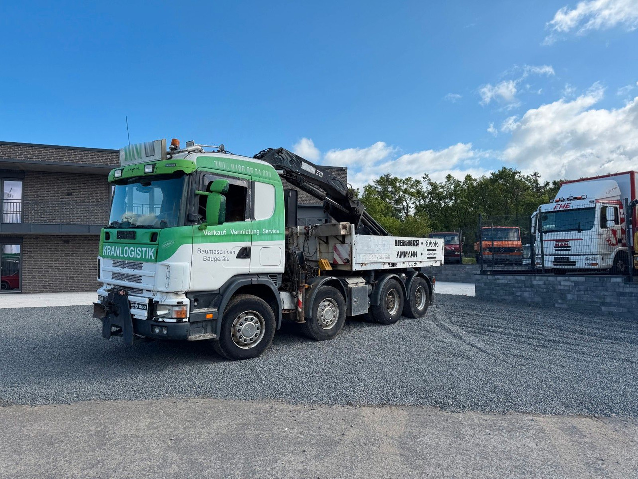 Scania 164G 580 V8 Kran Hiab 280 Retarder Sattelplatte Scania 164G 580 V8 Kran Hiab 280 Retarder Sattelplatte - Kamion sa tovarnim sandukom, Kamion sa dizalicom: slika 2 Scania 164G 580 V8 Kran Hiab 280 Retarder Sattelplatte Scania 164G 580 V8 Kran Hiab 280 Retarder Sattelplatte - Kamion sa tovarnim sandukom, Kamion sa dizalicom: slika 2