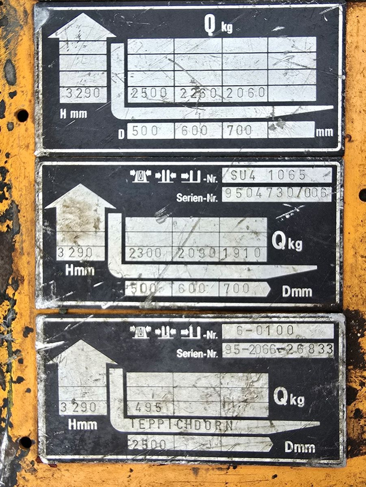 Dizel viljuškar Yale Jungheinrich TFG 25 Gas Stapler Frontstapler: slika 12
