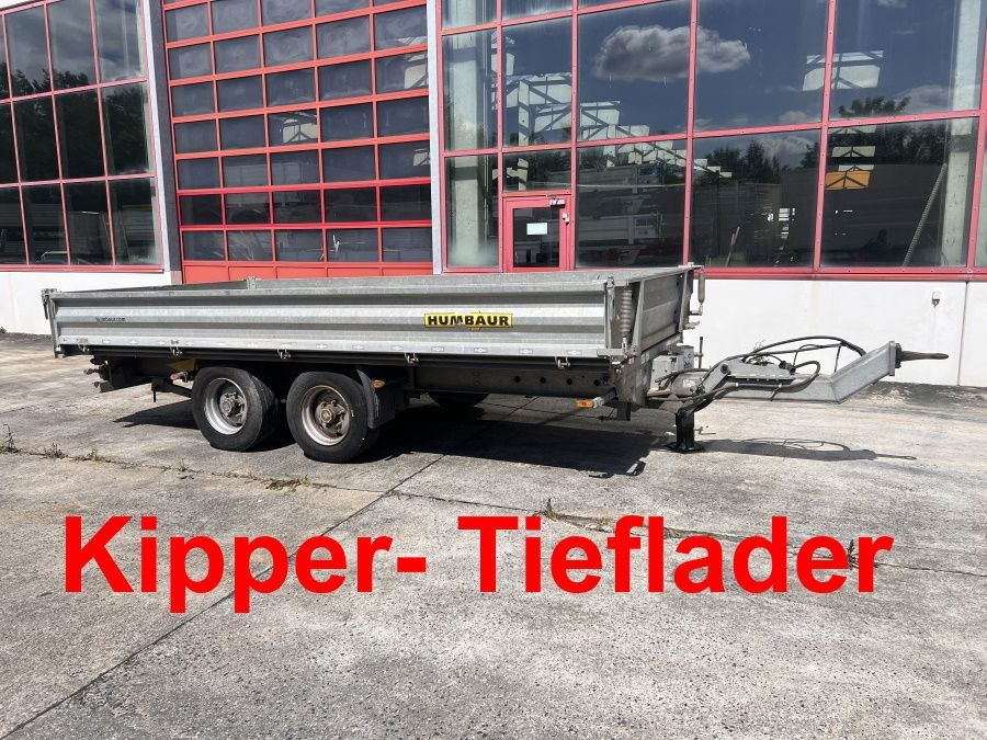 Humbaur Tandemkipper- Tieflader - Prikolica istovarivača: slika 1 Humbaur Tandemkipper- Tieflader - Prikolica istovarivača: slika 1