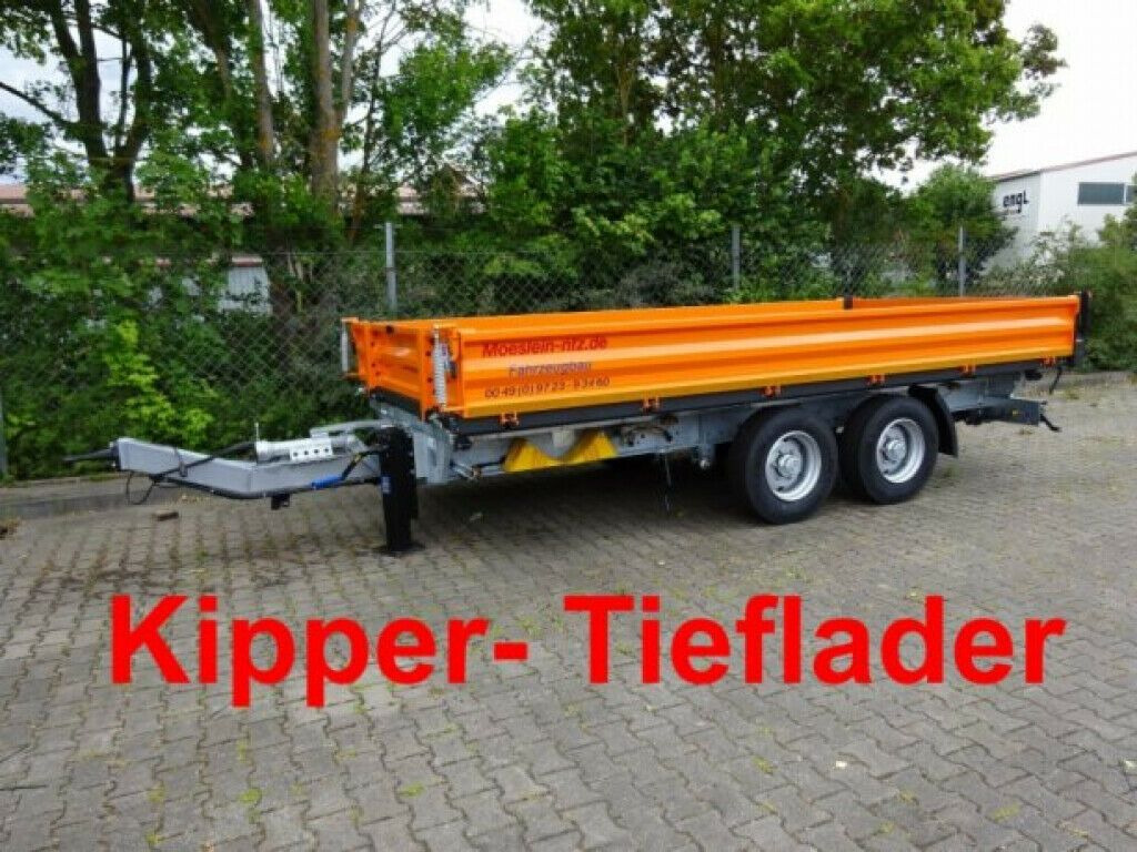 Möslein 13 t Tandem 3- Seitenkipper Tieflader-- Neufahr - Prikolica istovarivača: slika 2 Möslein 13 t Tandem 3- Seitenkipper Tieflader-- Neufahr - Prikolica istovarivača: slika 2