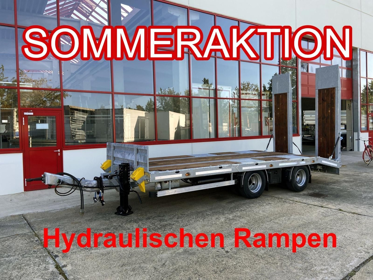 Möslein 21 t Tandemtieflader, hydr. Rampen, NEU - Niska prikolica za prevoz: slika 1 Möslein 21 t Tandemtieflader, hydr. Rampen, NEU - Niska prikolica za prevoz: slika 1