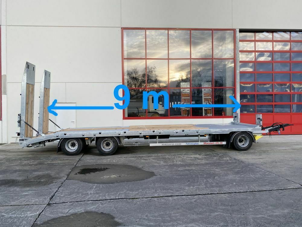 Möslein 3 Achs Tieflader mit gerader Ladefläche 9 m, Ne - Niska prikolica za prevoz: slika 1 Möslein 3 Achs Tieflader mit gerader Ladefläche 9 m, Ne - Niska prikolica za prevoz: slika 1