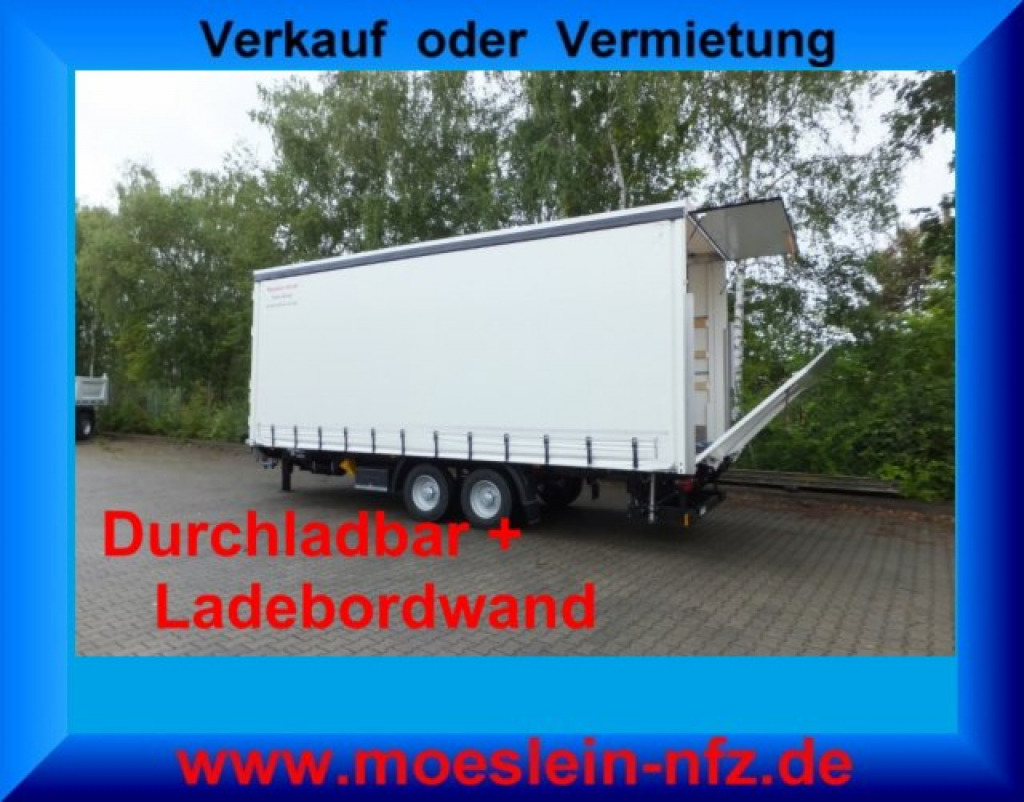 Möslein TPS 11 DL 7,30 neuer Planenanhänger, Ladebordwand + Durchladbar - Prikolica sa ceradom: slika 1 Möslein TPS 11 DL 7,30 neuer Planenanhänger, Ladebordwand + Durchladbar - Prikolica sa ceradom: slika 1