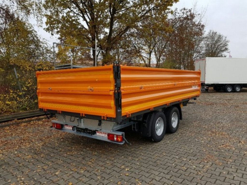 Möslein TTD13- BA Orange 13 t Tandem Kipper Tiefladermit Bordwand- Aufsatz-- Neufahrzeug -- - Prikolica istovarivača: slika 4 Möslein TTD13- BA Orange 13 t Tandem Kipper Tiefladermit Bordwand- Aufsatz-- Neufahrzeug -- - Prikolica istovarivača: slika 4