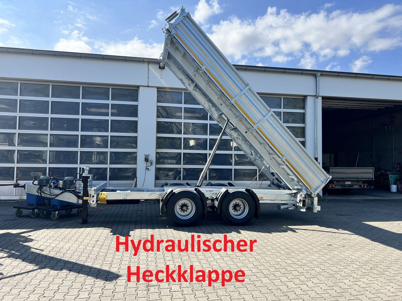 Möslein neuer 19 t Tandemkipper- Tieflader hydraulische - Prikolica istovarivača: slika 1 Möslein neuer 19 t Tandemkipper- Tieflader hydraulische - Prikolica istovarivača: slika 1