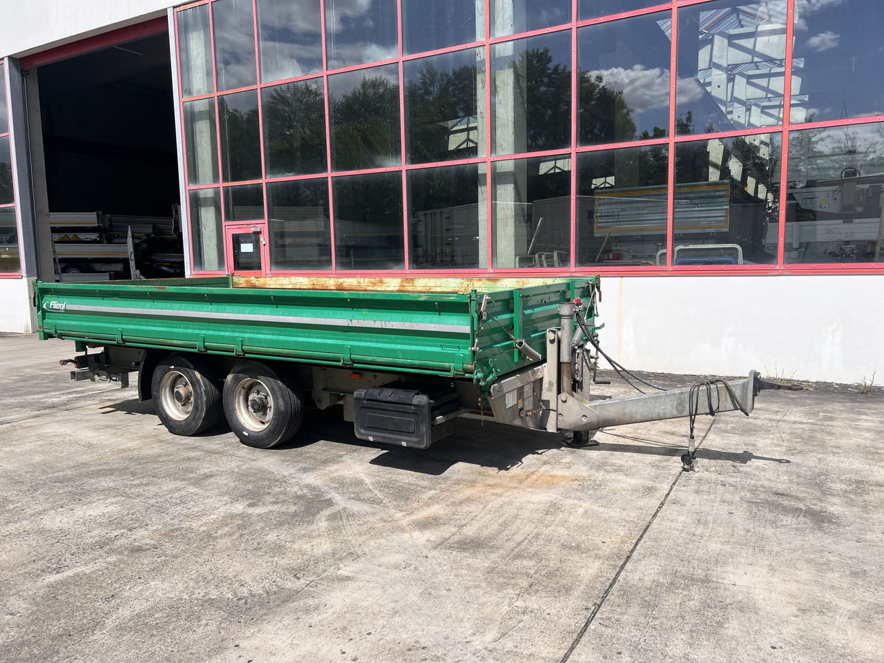 TK Tandemkipper- Tieflader, wenig Benutzt - Prikolica istovarivača: slika 2 TK Tandemkipper- Tieflader, wenig Benutzt - Prikolica istovarivača: slika 2