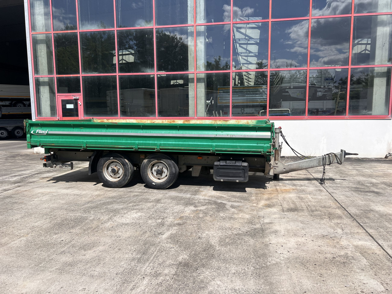 TK Tandemkipper- Tieflader, wenig Benutzt - Prikolica istovarivača: slika 1 TK Tandemkipper- Tieflader, wenig Benutzt - Prikolica istovarivača: slika 1