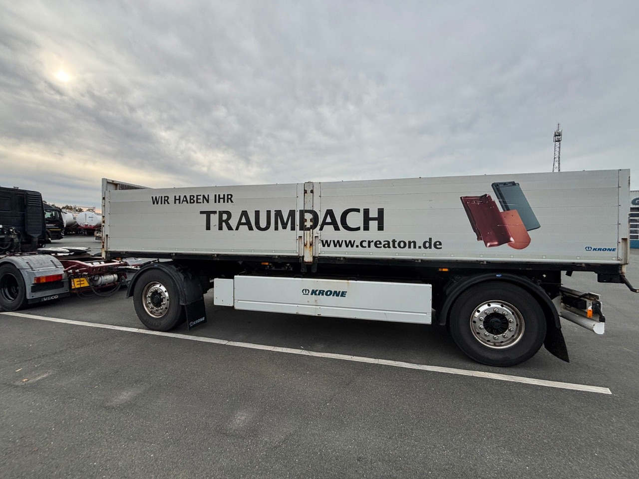 Krone AZ18 + Palettenkasten - Plato prikolica: slika 5 Krone AZ18 + Palettenkasten - Plato prikolica: slika 5