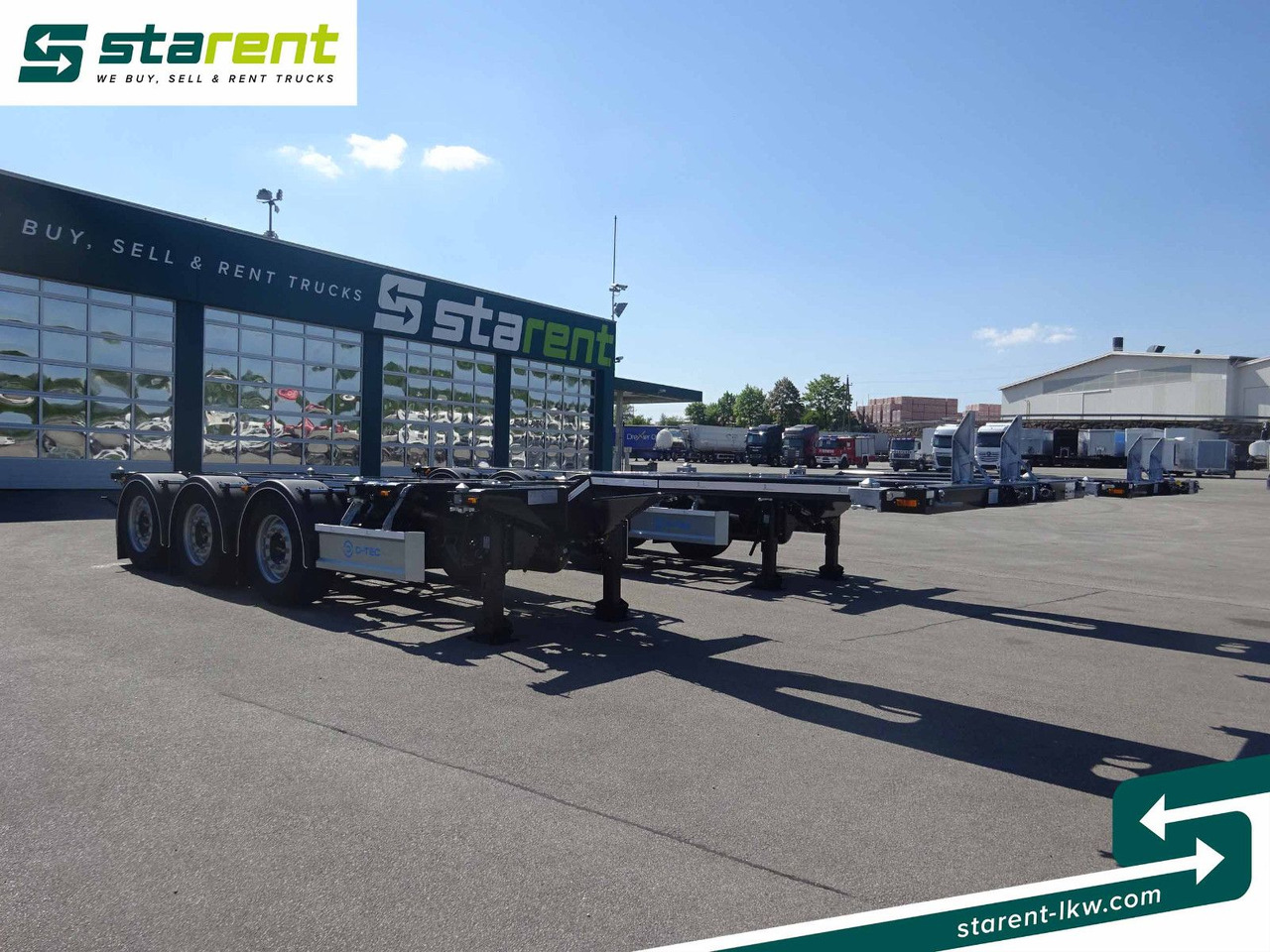 D-TEC Flexitrailer LS Containerchassis ADR, Liftachse - Poluprikolica za prevoz kontejnera/ Poluprikolica sa promenjivim sandukom: slika 3 D-TEC Flexitrailer LS Containerchassis ADR, Liftachse - Poluprikolica za prevoz kontejnera/ Poluprikolica sa promenjivim sandukom: slika 3