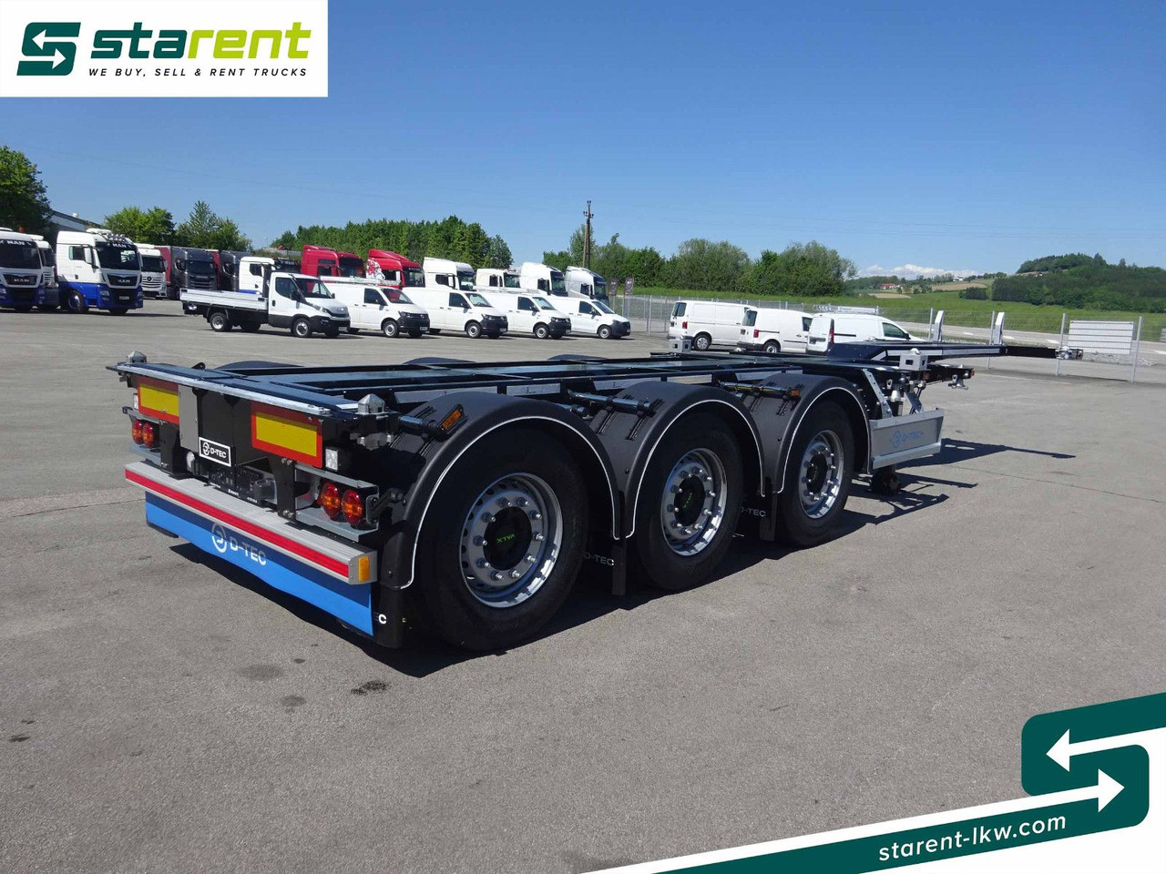 D-TEC Flexitrailer LS Containerchassis ADR, Liftachse - Poluprikolica za prevoz kontejnera/ Poluprikolica sa promenjivim sandukom: slika 5 D-TEC Flexitrailer LS Containerchassis ADR, Liftachse - Poluprikolica za prevoz kontejnera/ Poluprikolica sa promenjivim sandukom: slika 5