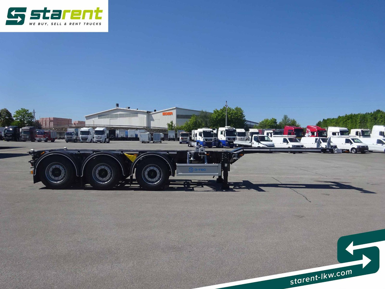 D-TEC Flexitrailer LS Containerchassis ADR, Liftachse - Poluprikolica za prevoz kontejnera/ Poluprikolica sa promenjivim sandukom: slika 4 D-TEC Flexitrailer LS Containerchassis ADR, Liftachse - Poluprikolica za prevoz kontejnera/ Poluprikolica sa promenjivim sandukom: slika 4