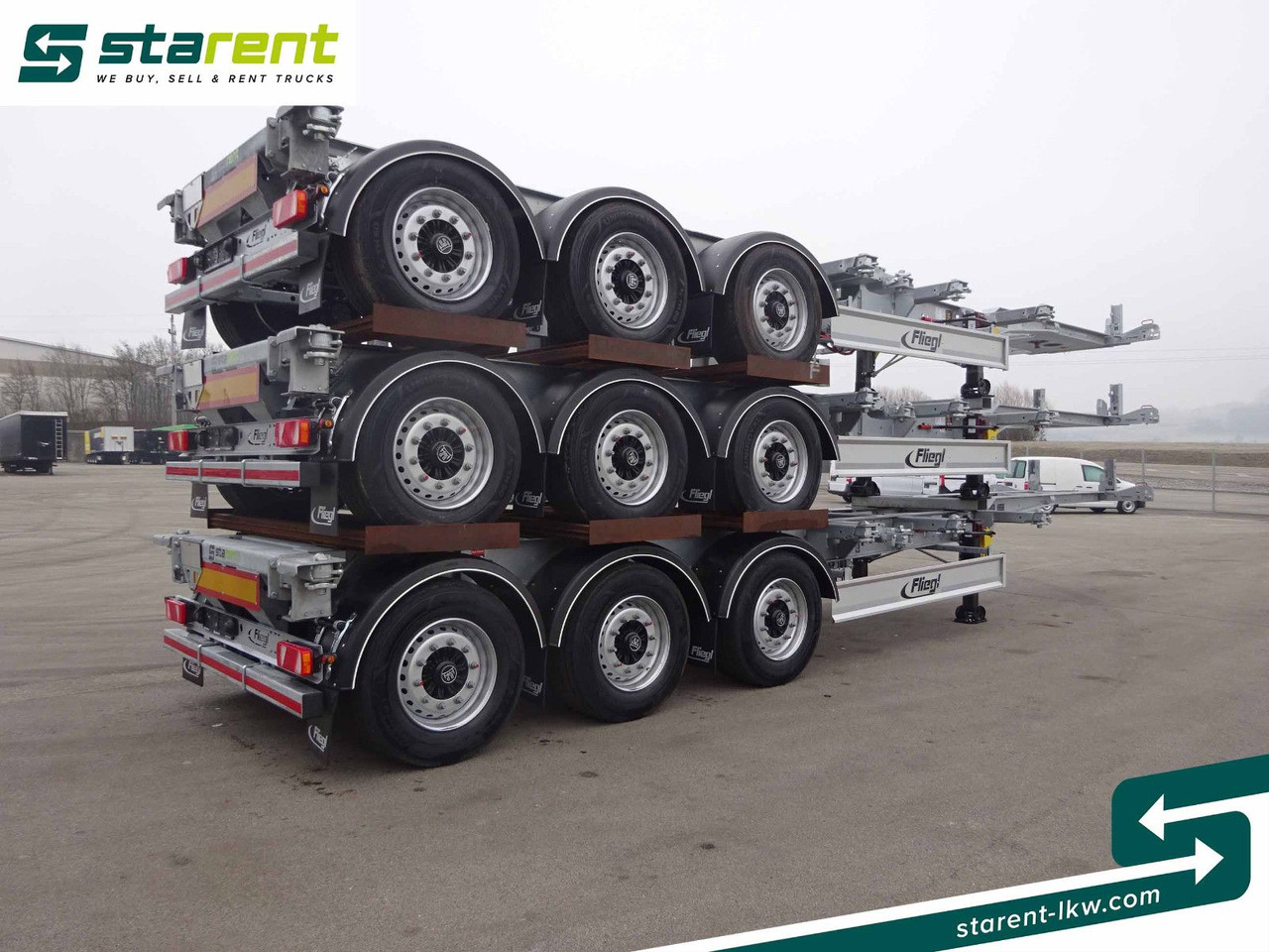 Fliegl Containerchassis ADR, 1x20/2x20/1x30/1x40/1x45 - Poluprikolica za prevoz kontejnera/ Poluprikolica sa promenjivim sandukom: slika 5 Fliegl Containerchassis ADR, 1x20/2x20/1x30/1x40/1x45 - Poluprikolica za prevoz kontejnera/ Poluprikolica sa promenjivim sandukom: slika 5