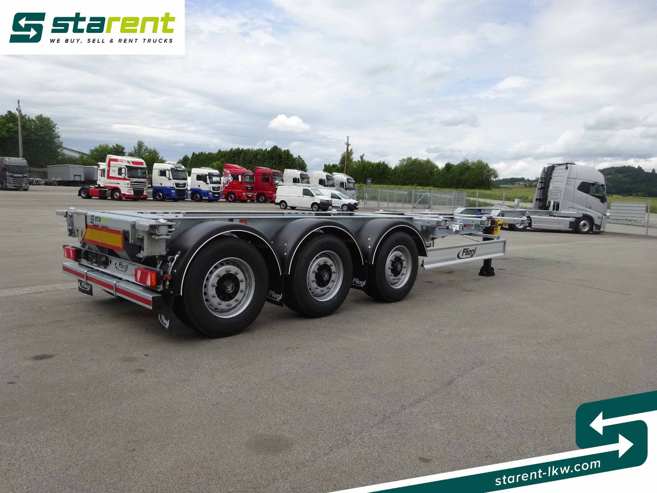 Fliegl Containerchassis ADR, 1x20/2x20/1x30/1x40/1x45 - Poluprikolica za prevoz kontejnera/ Poluprikolica sa promenjivim sandukom: slika 5 Fliegl Containerchassis ADR, 1x20/2x20/1x30/1x40/1x45 - Poluprikolica za prevoz kontejnera/ Poluprikolica sa promenjivim sandukom: slika 5