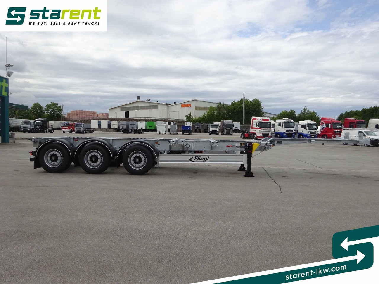 Fliegl Containerchassis ADR, 1x20/2x20/1x30/1x40/1x45 - Poluprikolica za prevoz kontejnera/ Poluprikolica sa promenjivim sandukom: slika 4 Fliegl Containerchassis ADR, 1x20/2x20/1x30/1x40/1x45 - Poluprikolica za prevoz kontejnera/ Poluprikolica sa promenjivim sandukom: slika 4
