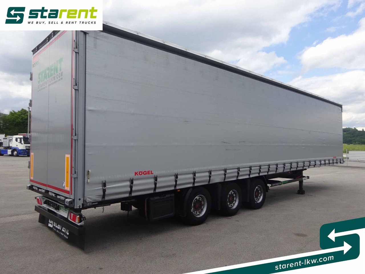 Kögel Mega Tautliner, Hubdach, Liftachse, DC 9.5 Zert. - Poluprikolica sa ceradom: slika 5 Kögel Mega Tautliner, Hubdach, Liftachse, DC 9.5 Zert. - Poluprikolica sa ceradom: slika 5