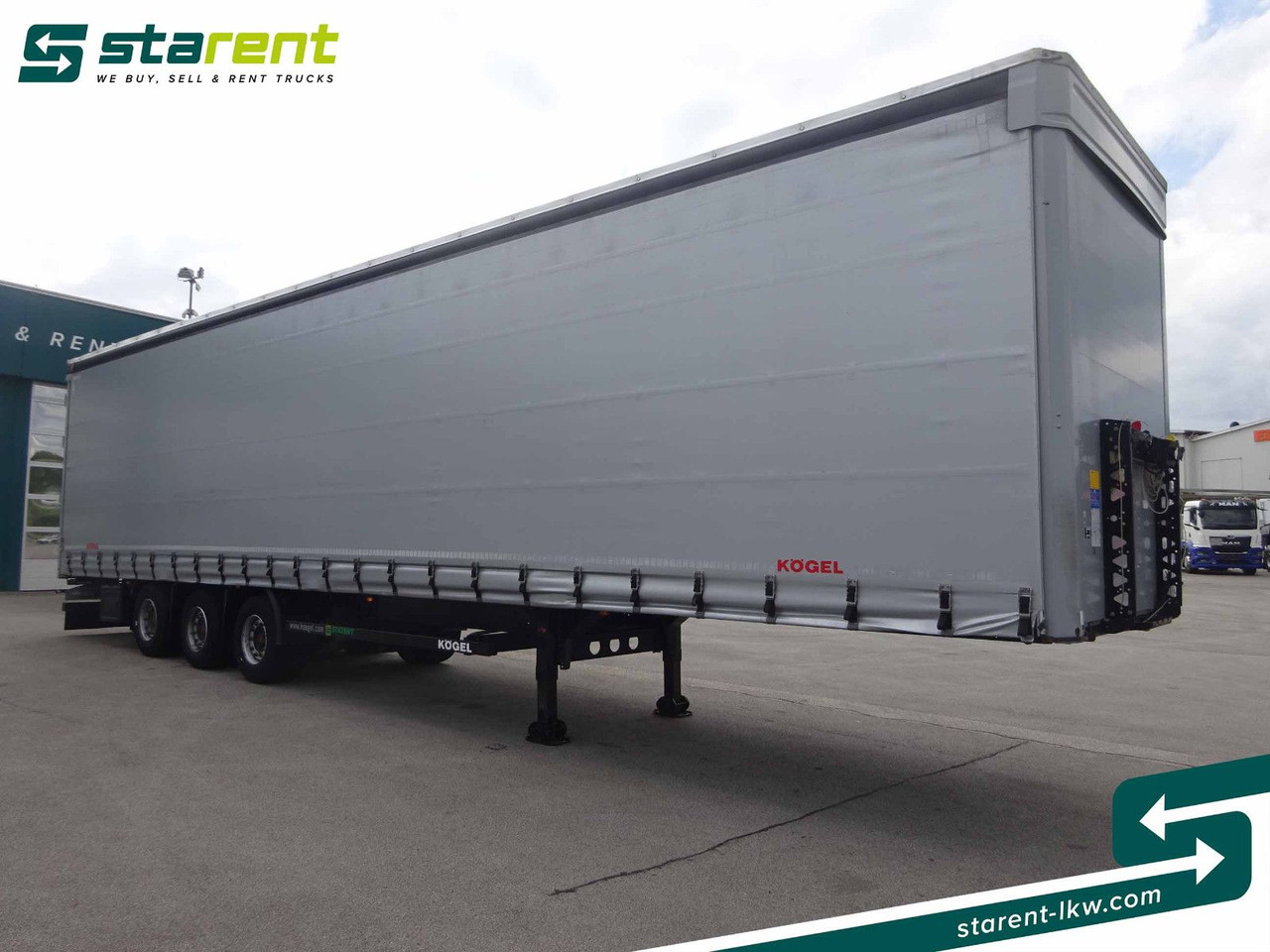 Kögel Mega Tautliner, Hubdach, Liftachse, DC 9.5 Zert. - Poluprikolica sa ceradom: slika 3 Kögel Mega Tautliner, Hubdach, Liftachse, DC 9.5 Zert. - Poluprikolica sa ceradom: slika 3
