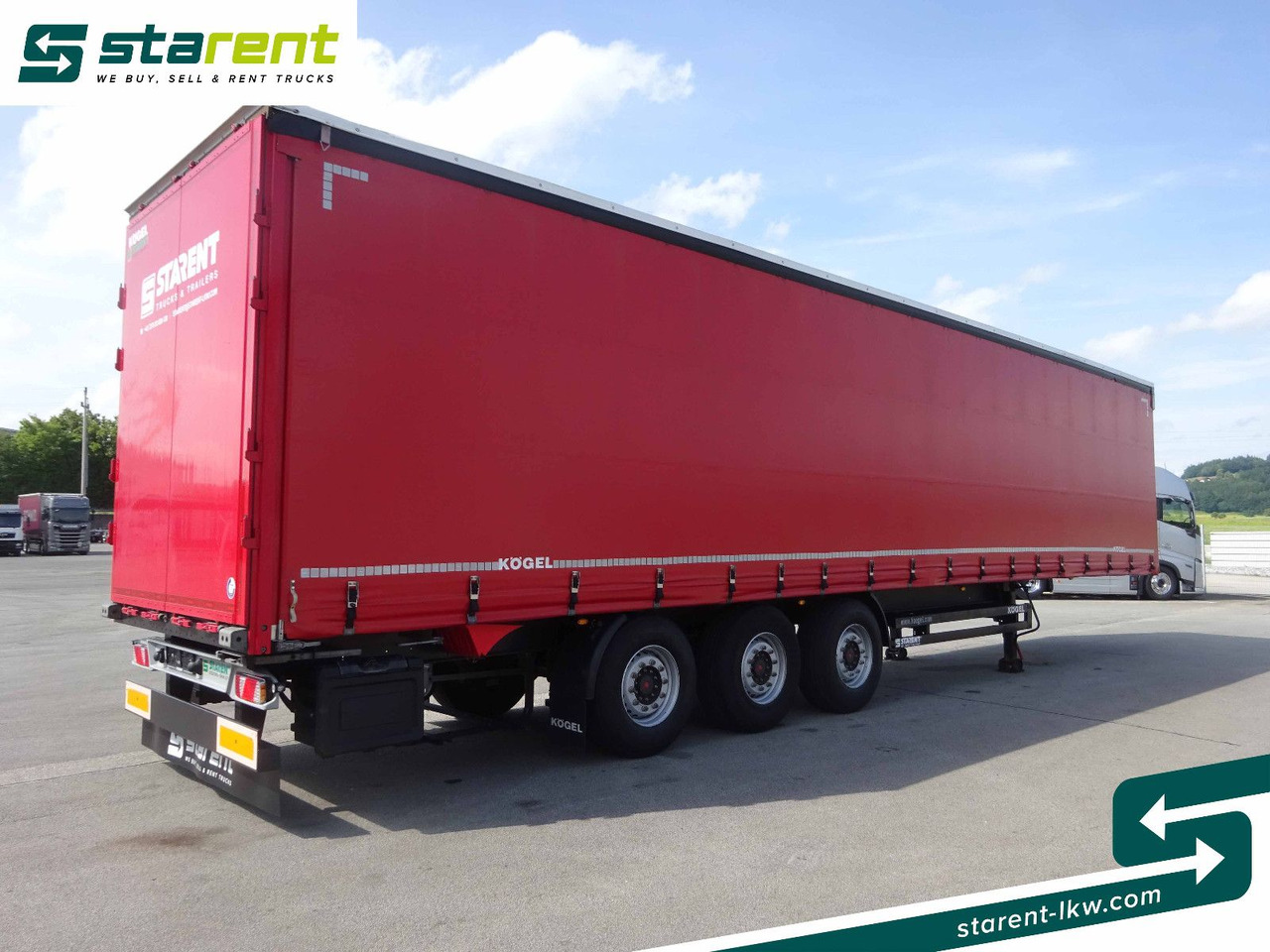 Kögel Tautliner, Hubdach, Liftachse, XL Zertifikat - Poluprikolica sa ceradom: slika 5 Kögel Tautliner, Hubdach, Liftachse, XL Zertifikat - Poluprikolica sa ceradom: slika 5
