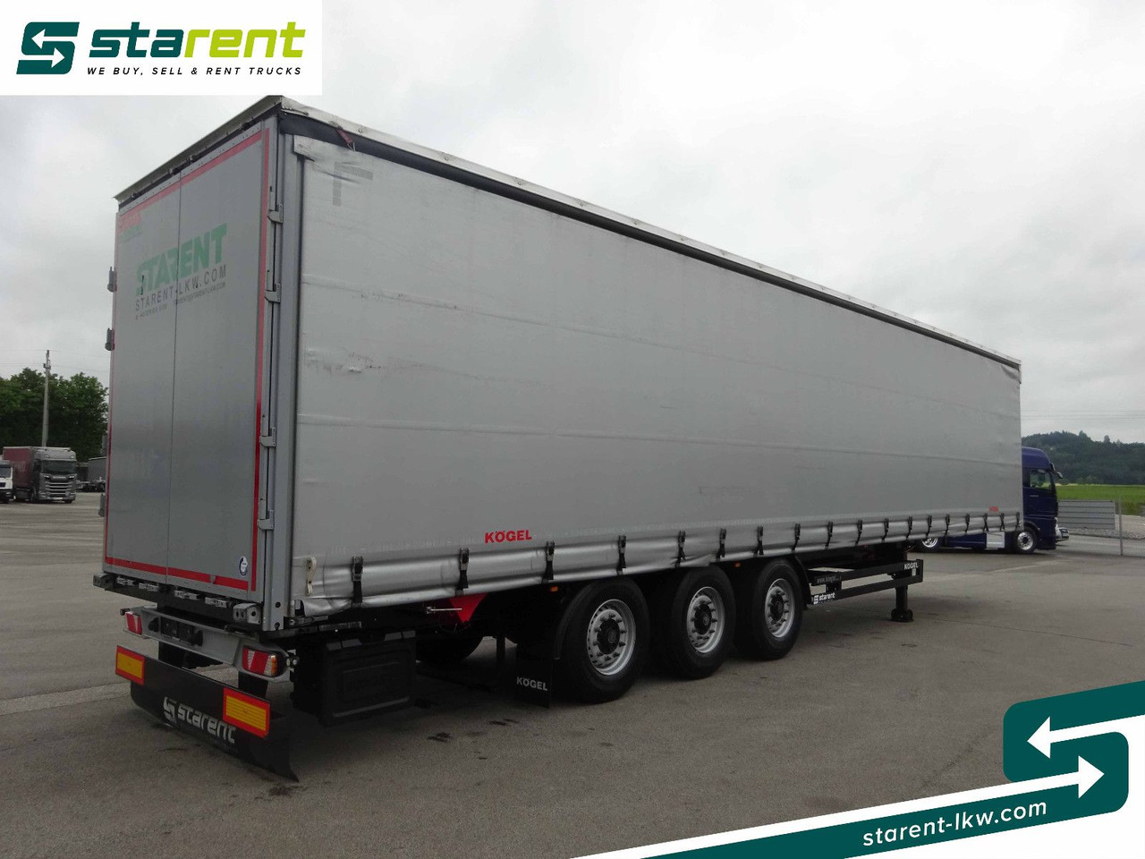 Kögel Tautliner, Liftachse, Hubdach, XL Zertifikat - Poluprikolica sa ceradom: slika 5 Kögel Tautliner, Liftachse, Hubdach, XL Zertifikat - Poluprikolica sa ceradom: slika 5