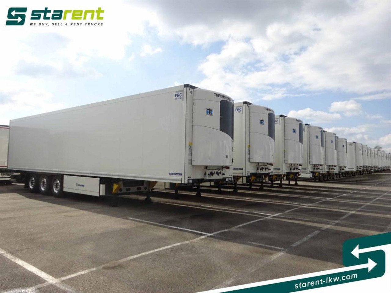 Krone Thermo King SLXi300 Alu Doppel Blumenbreit Lift-A - Poluprikolica hladnjače: slika 1 Krone Thermo King SLXi300 Alu Doppel Blumenbreit Lift-A - Poluprikolica hladnjače: slika 1