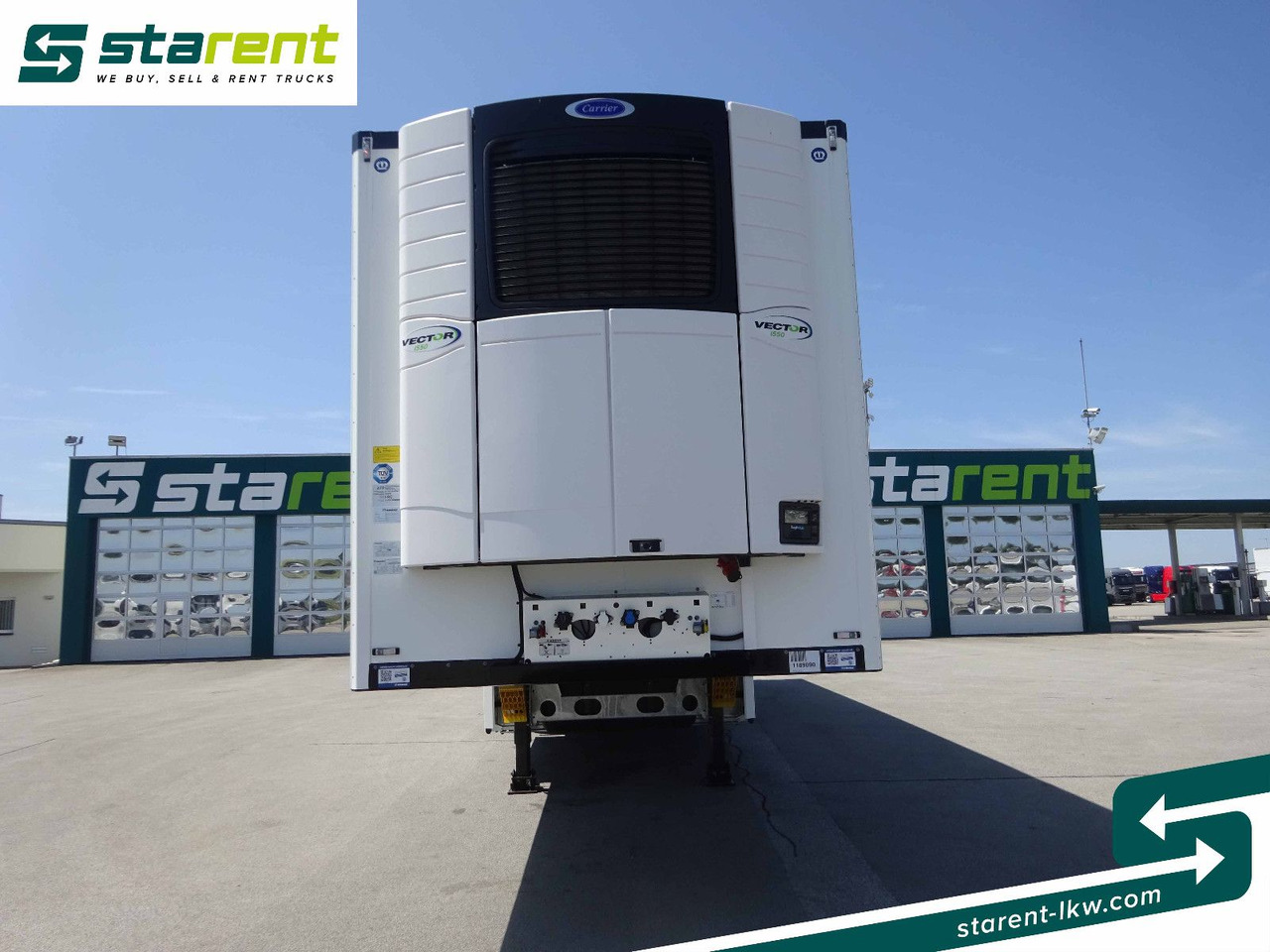 Krone Thermotrailer Carrier Vector 1550, Zurrleisten - Poluprikolica hladnjače: slika 2 Krone Thermotrailer Carrier Vector 1550, Zurrleisten - Poluprikolica hladnjače: slika 2