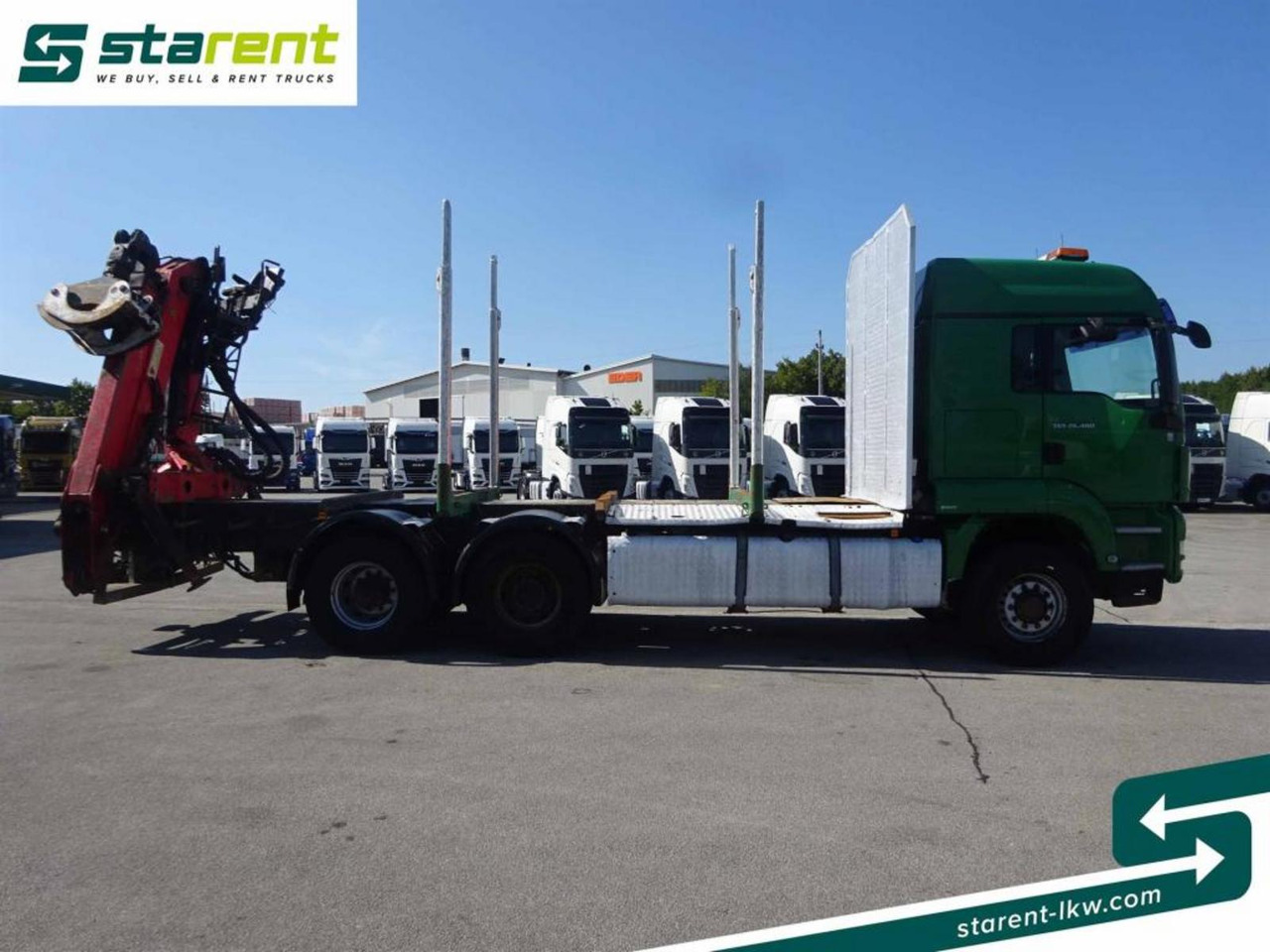 MAN TGS 26.480 6x6 Holzaufbau mit Kran, Palfinger 120Z - Šticar: slika 4 MAN TGS 26.480 6x6 Holzaufbau mit Kran, Palfinger 120Z - Šticar: slika 4