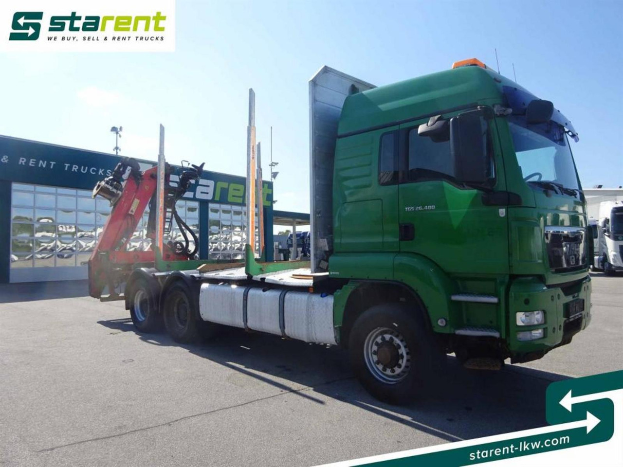 MAN TGS 26.480 6x6 Holzaufbau mit Kran, Palfinger 120Z - Šticar: slika 3 MAN TGS 26.480 6x6 Holzaufbau mit Kran, Palfinger 120Z - Šticar: slika 3