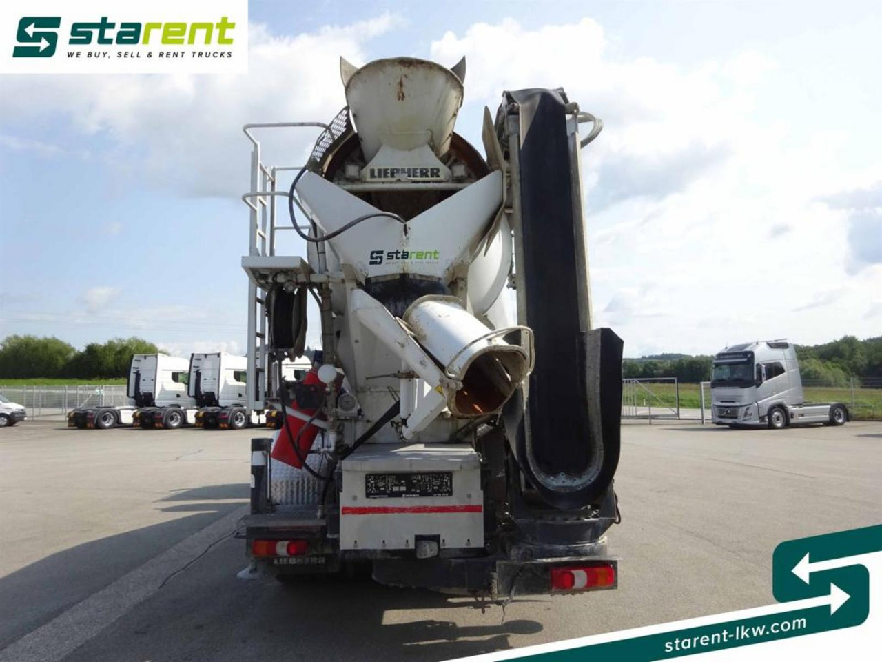 Mikser za beton Mercedes Benz Arocs 3748 8x4 Liebherr Betonmischer + Förderband: slika 6