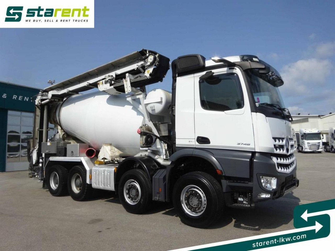 Mercedes Benz Arocs 3748 8x4 Liebherr Betonmischer + Förderband - Mikser za beton: slika 3 Mercedes Benz Arocs 3748 8x4 Liebherr Betonmischer + Förderband - Mikser za beton: slika 3