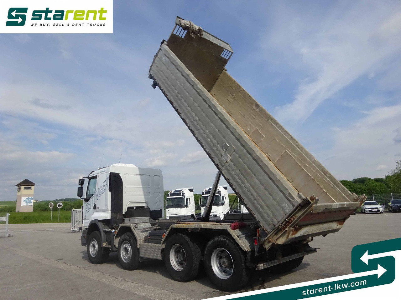 Renault Premium 450 DXi, 8x4, 3 Seitenkipper, Standklima - Istovarivač: slika 5 Renault Premium 450 DXi, 8x4, 3 Seitenkipper, Standklima - Istovarivač: slika 5