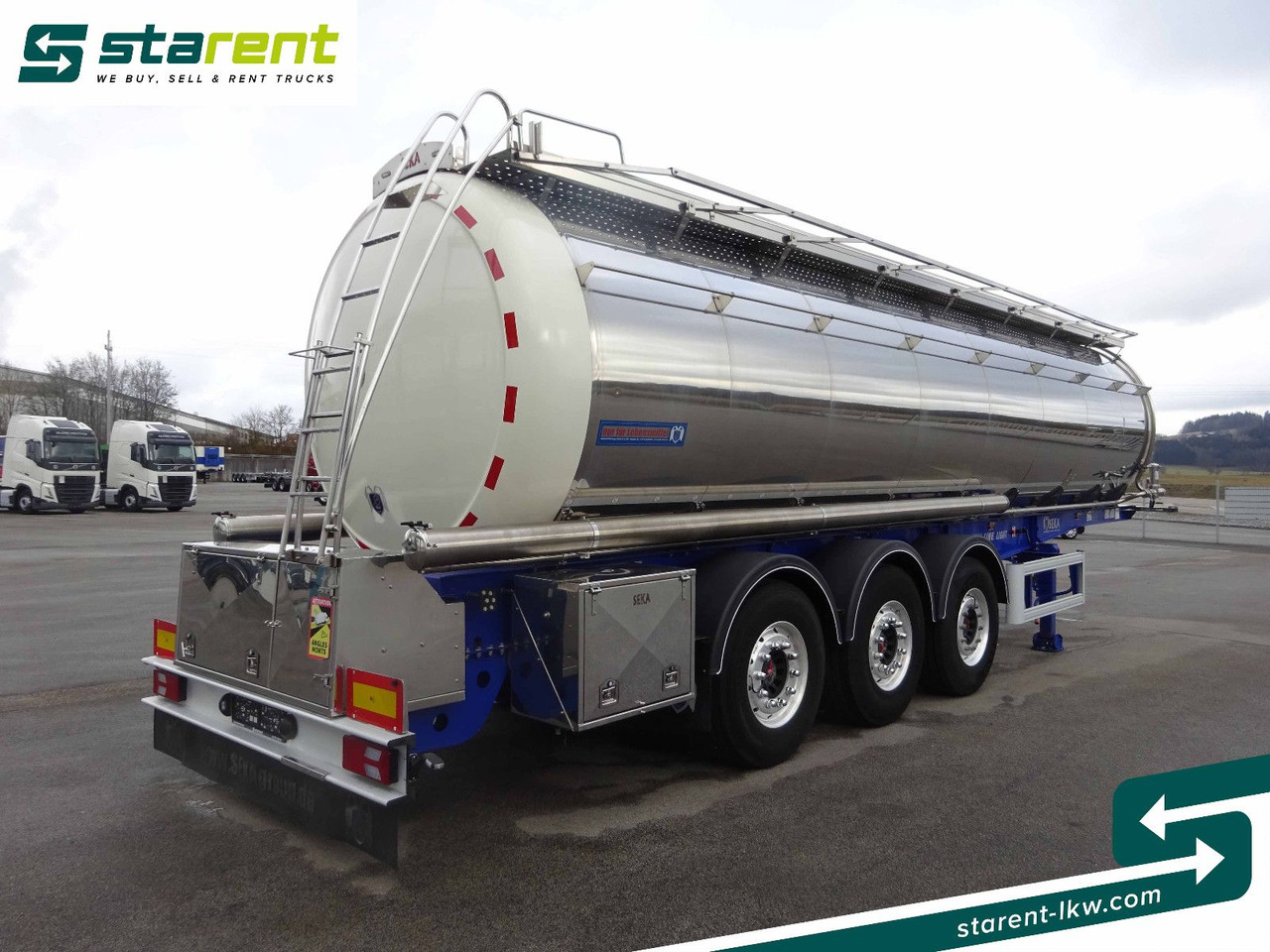 SEKA Lebensmitteltank, 31.000L, Liftachse, Alufelgen - Poluprikolica cisterna: slika 5 SEKA Lebensmitteltank, 31.000L, Liftachse, Alufelgen - Poluprikolica cisterna: slika 5
