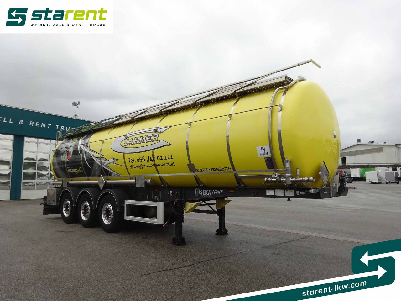 SEKA Lebensmitteltank, ADR, 33.000L, Liftachse - Poluprikolica cisterna: slika 3 SEKA Lebensmitteltank, ADR, 33.000L, Liftachse - Poluprikolica cisterna: slika 3