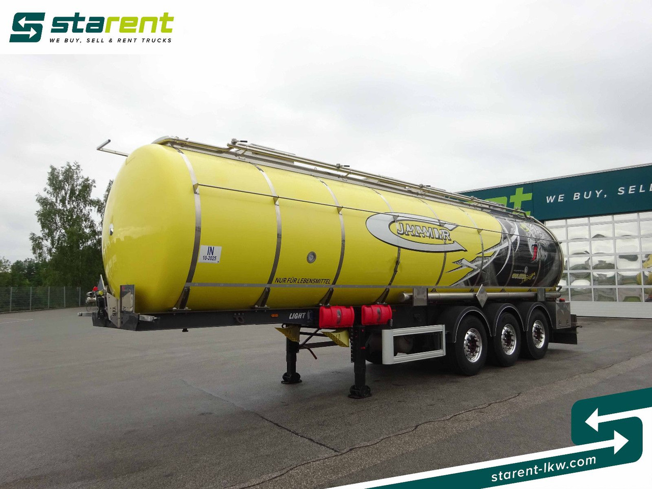 SEKA Lebensmitteltank, ADR, 33.000L, Liftachse - Poluprikolica cisterna: slika 1 SEKA Lebensmitteltank, ADR, 33.000L, Liftachse - Poluprikolica cisterna: slika 1
