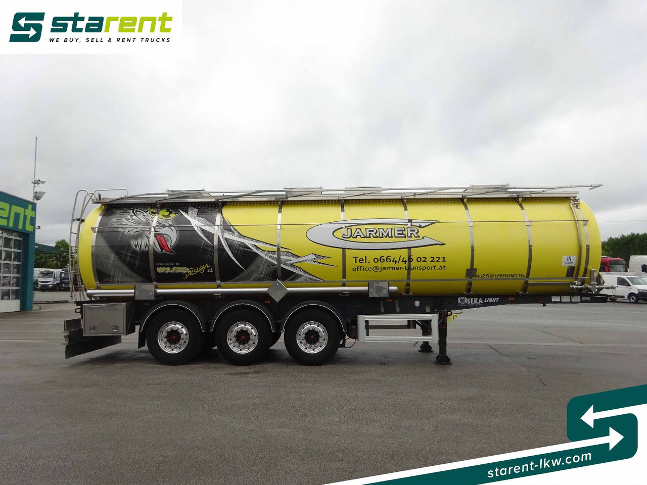 SEKA Lebensmitteltank, ADR, 33.000L, Liftachse - Poluprikolica cisterna: slika 4 SEKA Lebensmitteltank, ADR, 33.000L, Liftachse - Poluprikolica cisterna: slika 4