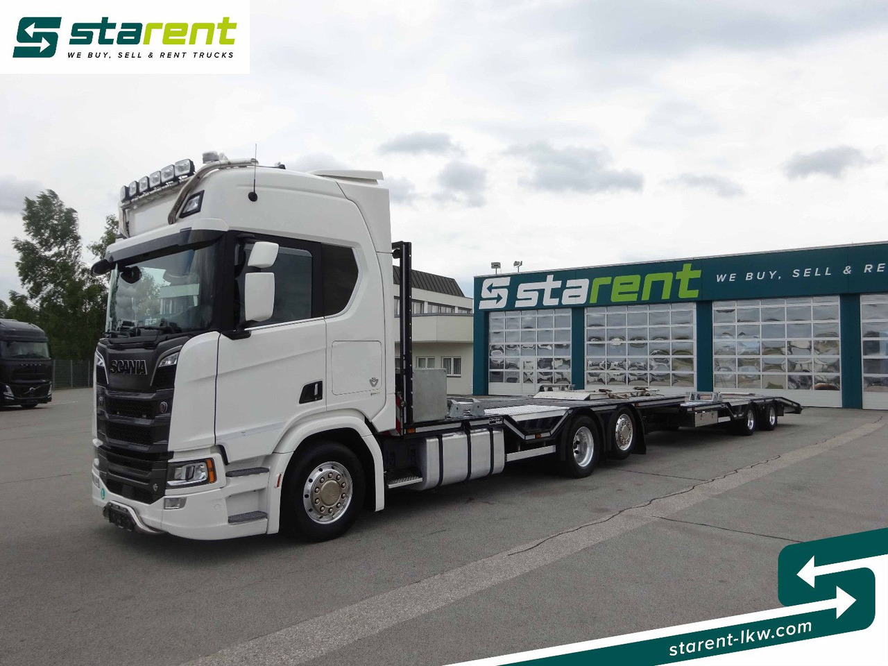 Scania R770 V8 Fahrzeugtransporter + Ziegler Anhänger - Šlep vozilo: slika 1 Scania R770 V8 Fahrzeugtransporter + Ziegler Anhänger - Šlep vozilo: slika 1