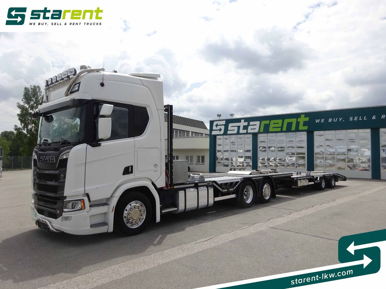 Scania R770 V8 Fahrzeugtransporter + Ziegler Anhänger - Kamion za prevoz automobila: slika 1 Scania R770 V8 Fahrzeugtransporter + Ziegler Anhänger - Kamion za prevoz automobila: slika 1