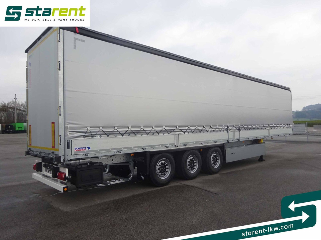 Schmitz Cargobull Tautliner, Bordwand 60cm, Hubdach, Liftachse - Poluprikolica sa ceradom: slika 5 Schmitz Cargobull Tautliner, Bordwand 60cm, Hubdach, Liftachse - Poluprikolica sa ceradom: slika 5