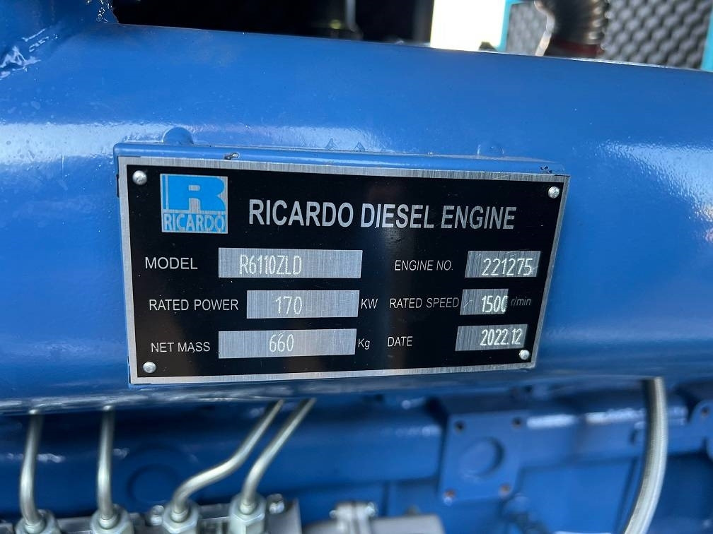 Set generatora novi Ricardo 200KVA (160KW) SILENT GENERATOR 3 PHASE 50HZ 400V: slika 12