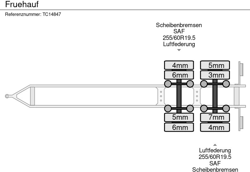 Fruehauf - Prikolica sa ceradom: slika 4 Fruehauf - Prikolica sa ceradom: slika 4