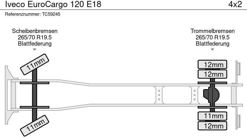 Iveco EuroCargo 120 E18 - Kamion sa golom šasijom i zatvorenom kabinom: slika 4 Iveco EuroCargo 120 E18 - Kamion sa golom šasijom i zatvorenom kabinom: slika 4