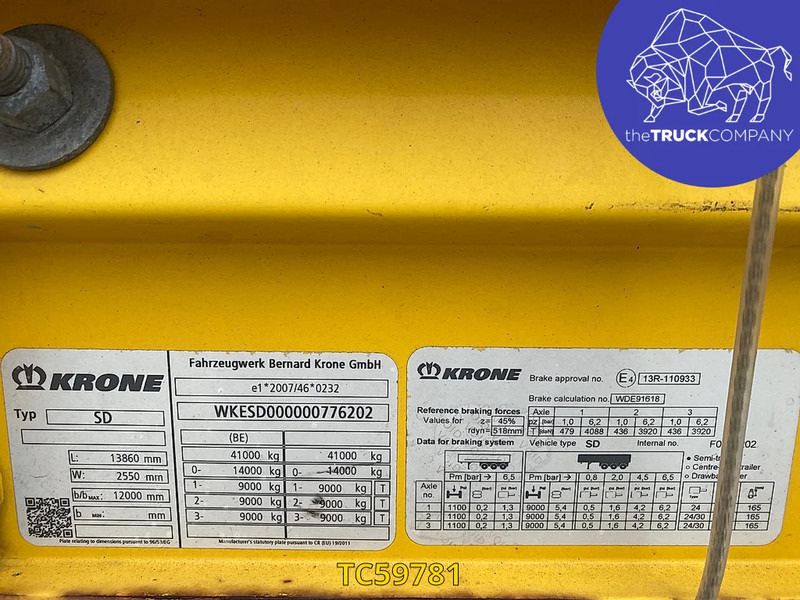 Krone - Poluprikolica sa ceradom: slika 2 Krone - Poluprikolica sa ceradom: slika 2